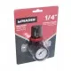 Manómetro regulador aire presión tomas 1/4"