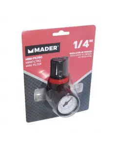 Manómetro regulador aire presión tomas 1/4"