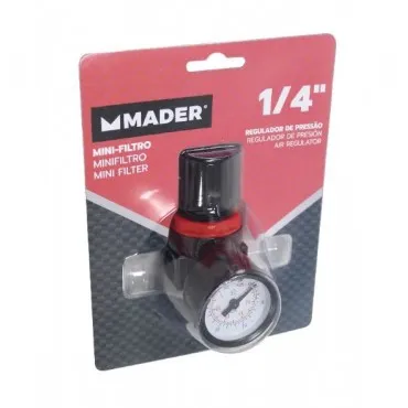 Manómetro regulador aire presión tomas 1/4"