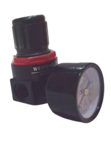 Manómetro regulador aire presión tomas 1/4"