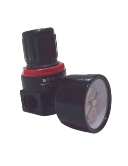 Manómetro regulador aire presión tomas 1/4"