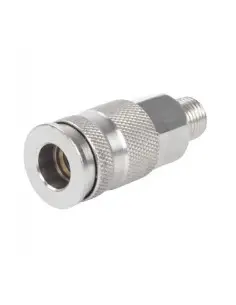 Enchufe rápido hembra rosca macho de 1/4" para aire comprimido