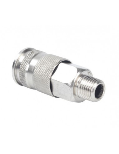 Enchufe rápido hembra rosca macho de 1/4" para aire comprimido