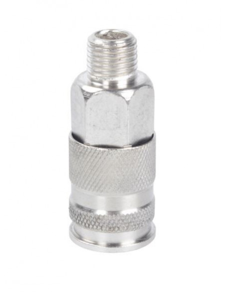 Enchufe rápido hembra rosca macho de 1/4" para aire comprimido