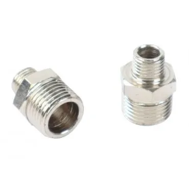 juego 2 machones 1/4" a 1/2" para aire comprimido