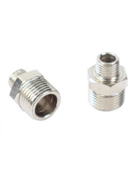 juego 2 machones 1/4" a 1/2" para aire comprimido