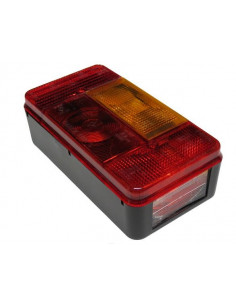 Piloto trasero Rinder 160.00 para remolque con luz matrícula y antiniebla