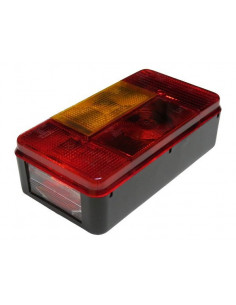 Piloto trasero Rinder 161.00 para remolque con luz matrícula