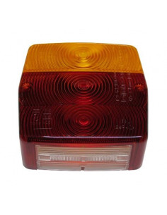 Pasta tulipa piloto trasero cuadrado