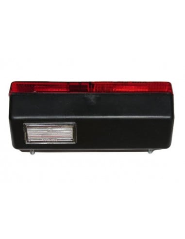 Piloto trasero izquierdo con luz de matrícula base inclinada