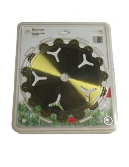 Disco desbrozadora 15 puntas y Ø 255 X 1.4 mm