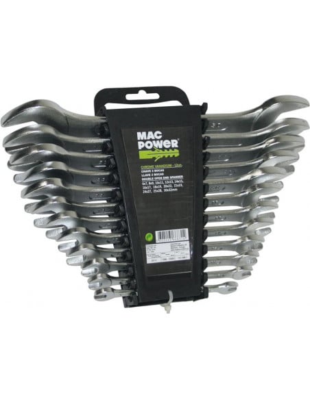 Juego llaves planas 12 piezas