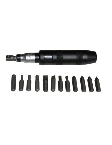 Destornillador de impacto marca Bahco con puntas incluidas