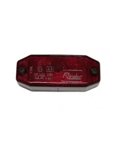 Piloto rojo rectangular Rinder 800
