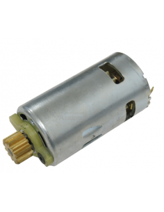 Motor 12 v con piñón para vareador eléctrico