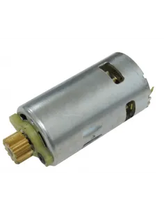 Motor 12 v con piñón para vareador eléctrico