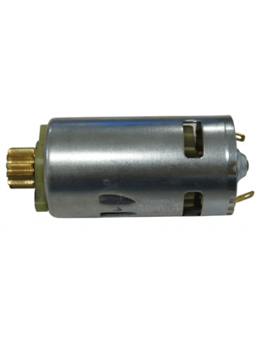 Motor 12 v con piñón para vareador eléctrico