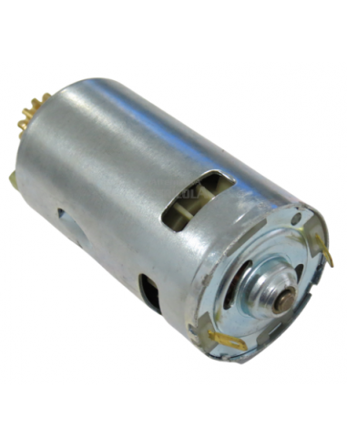 Motor 12 v con piñón para vareador eléctrico