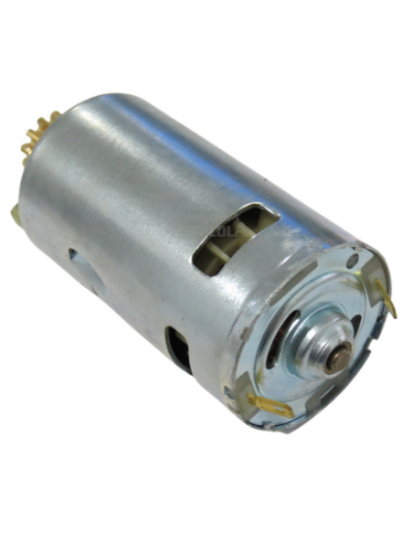 Motor 12 v con piñón para vareador eléctrico