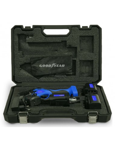 Tijera de Poda Eléctrica Goodyear GY3202PS 32mm Progresiva C/Display 2bay 2Ah