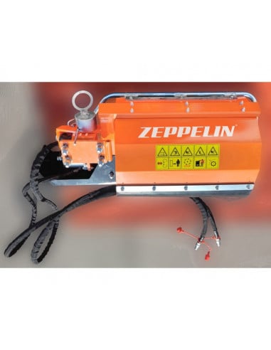 Soporte telescópico al tripuntal + 1 cabezal desbrotador de cuerdas