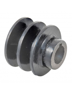 Polea hierro 56mm,20mm cilindrica 2x13mm