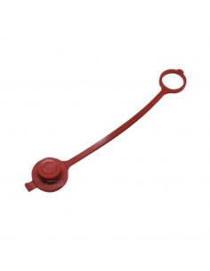 Tapón Hembra para Macho 1/2" Color Rojo