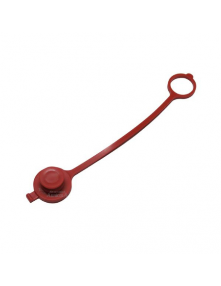 Tapón Hembra para Macho 1/2" Color Rojo