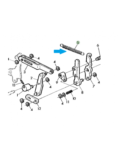 Muelle balancin elevador John Deere varios modelos T22473
