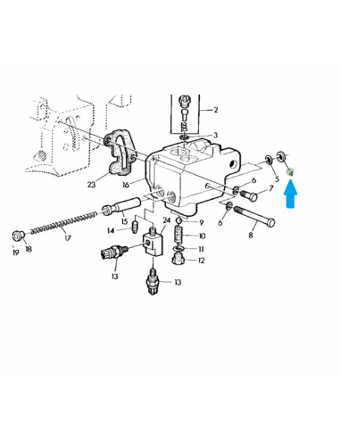 Retén pistón bomba freno Jhon Deere T22101