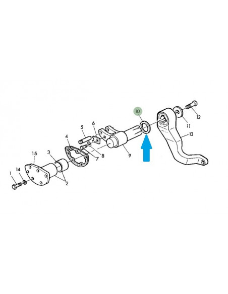 Reten biela dirección John Deere varios modelos AL28553