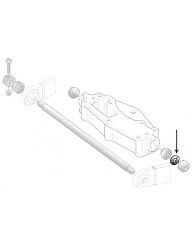 Retén eje flexible Tractores CNH 25mm
