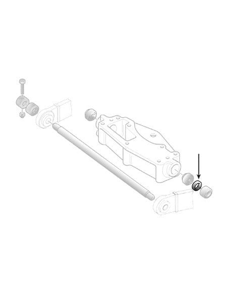 Retén eje flexible Tractores CNH 25mm