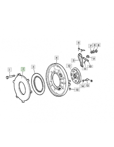 Plato prensa avance L27182
