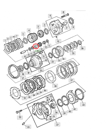 Arandela de embrague original John Deere L41032