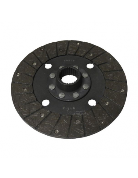 Disco PTO Massey Ferguson orgánico rígido - montado Ø 250 - 1.5/8'' - 25 212-6