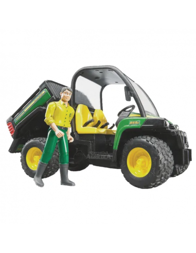 Tractor de juguete JOHN DEERE Gator 855D con conductor escala 1:16