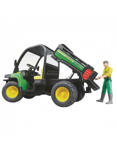 Tractor de juguete JOHN DEERE Gator 855D con conductor escala 1:16