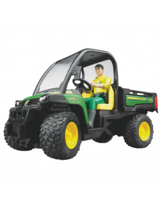 Tractor de juguete JOHN DEERE Gator 855D con conductor escala 1:16