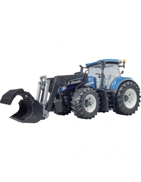 Tractor de juguete New Holland T7.315 + cargadora frontal escala 1:16 U03121