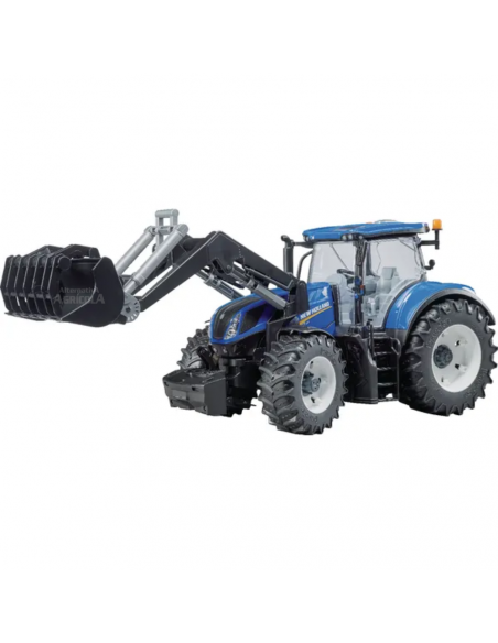 Tractor de juguete New Holland T7.315 + cargadora frontal escala 1:16 U03121