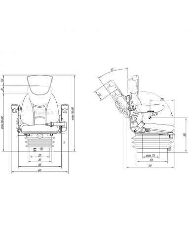 ASIENTO RM62 suspensión mecánica