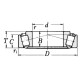 Rodamiento cónico 55 x 100 x 22,75
