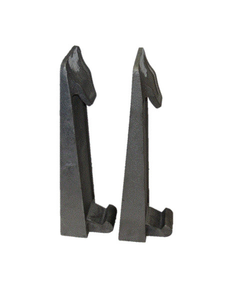 Juego universal enganches rápidos rectos para enganche palas