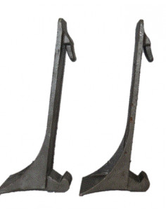 Juego petacas enganches rápidos curvos para palas