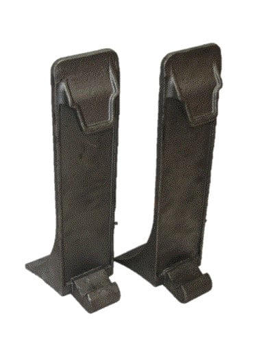 Juego petacas enganches rápidos curvos para palas