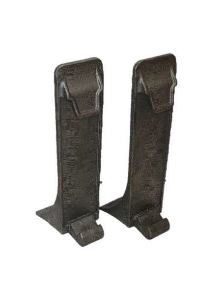 Juego petacas enganches rápidos curvos para palas