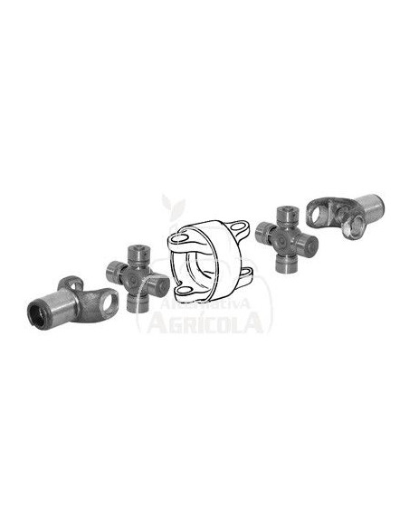 Nudo cardan completo tracción delantera varios modelos John Deere, Ford, Deutz