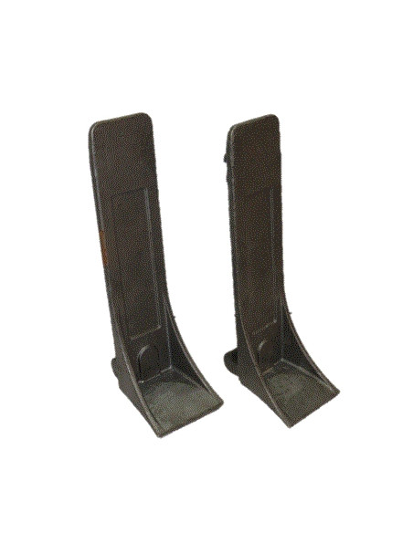 Juego petacas enganches rápidos curvos para palas