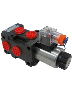 Electroválvula selectora 3/8" 6 vias 12v